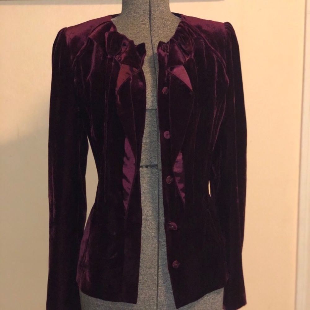 Red Velvet Dressy Jacket